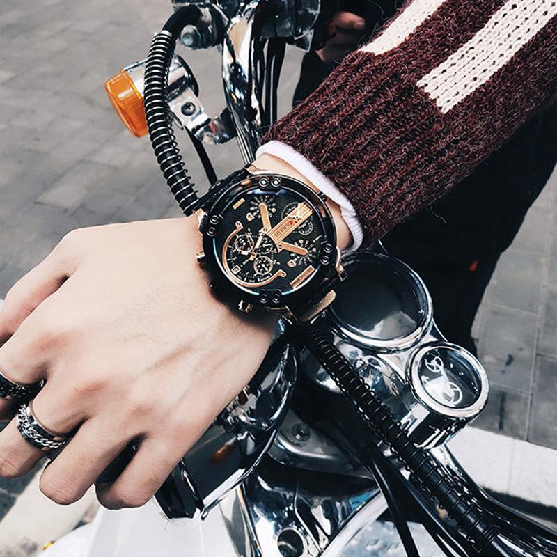 Stainless Steel Chronograph Quartz Watch