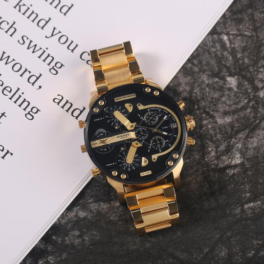Stainless Steel Chronograph Quartz Watch