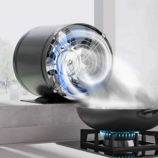 Powerful Quiet Exhaust Fan – Enhance Air Quality and Eliminate Smoke and Odors for Kitchen and Office