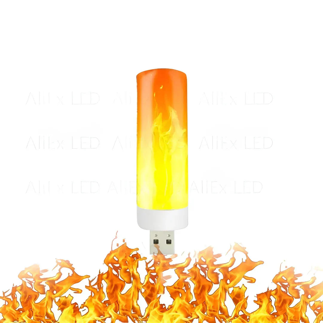 Flame Effect Lamp – 9W LED with Realistic Flame Light