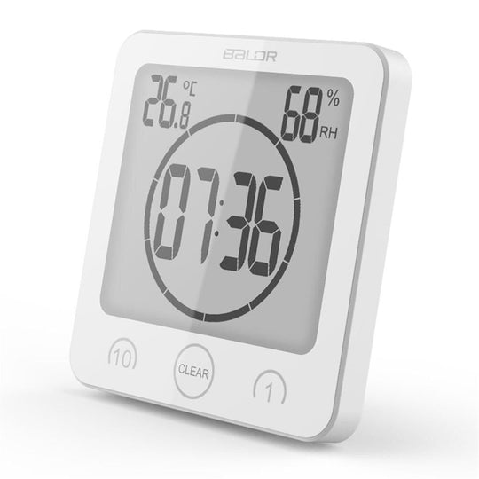 Waterproof Shower Clock - Always on Time, Even in the Bathroom!