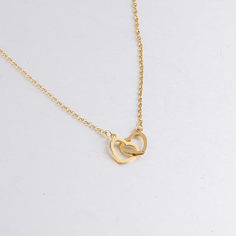 Heart Necklace with Rotating Rose Gift Box