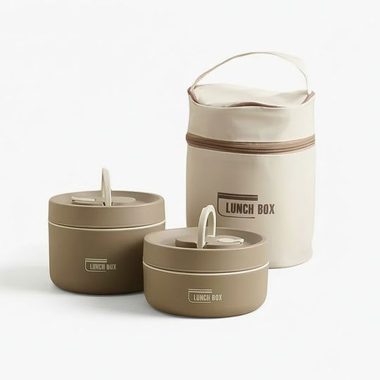 Lunch Box Set - Stainless Steel - Multi-Container
