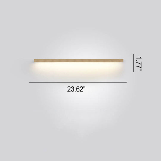 Japanese LED Wall Light | Solid Wood Design | Modern Accent Lighting