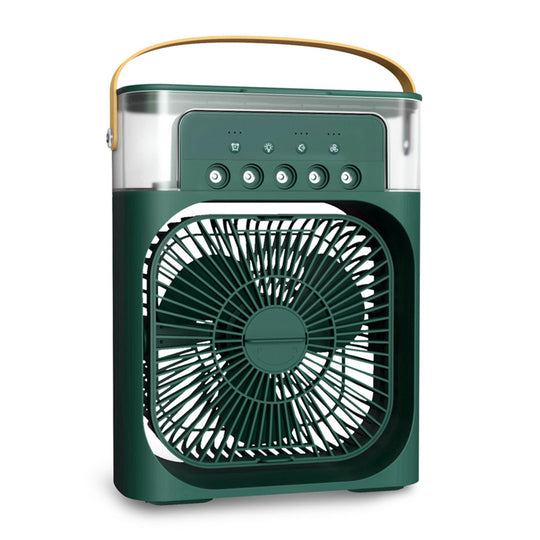 Mini Air Cooler - Spray Humidifier - Silent Fan