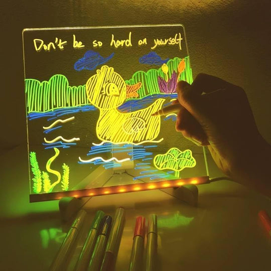 LED Notice Board with 7 Colour Pen