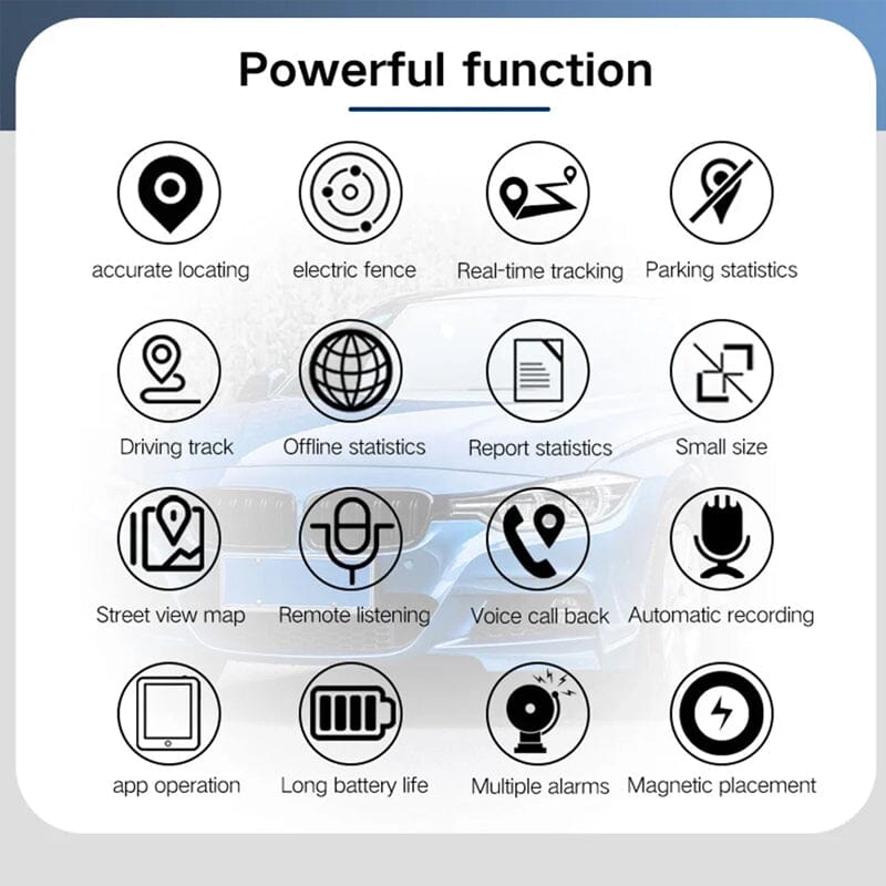 GPS Tracker with Strong Magnetic Attachment for Vehicle Tracking
