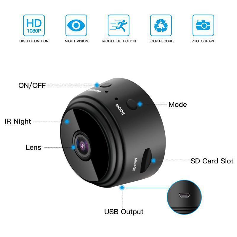 1080p Magnetic WiFi Mini Camera - RV Motorhome Reversing Camera