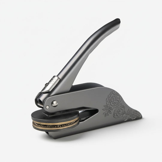 Custom Library Embosser - Personalised Stamp - Elegant Design