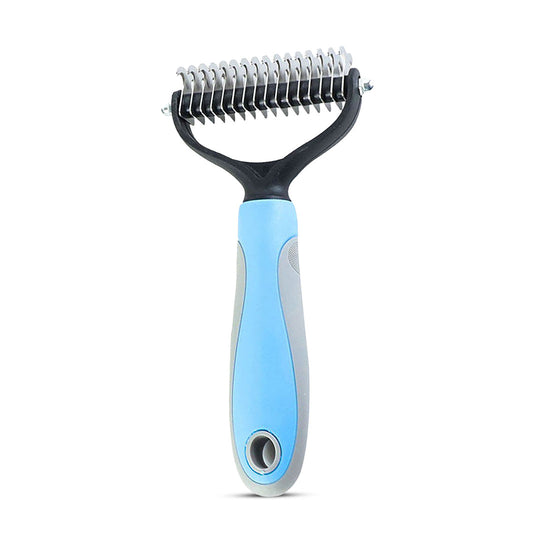 Detangling Pet Comb - Two-Sided Design - Stainless Steel