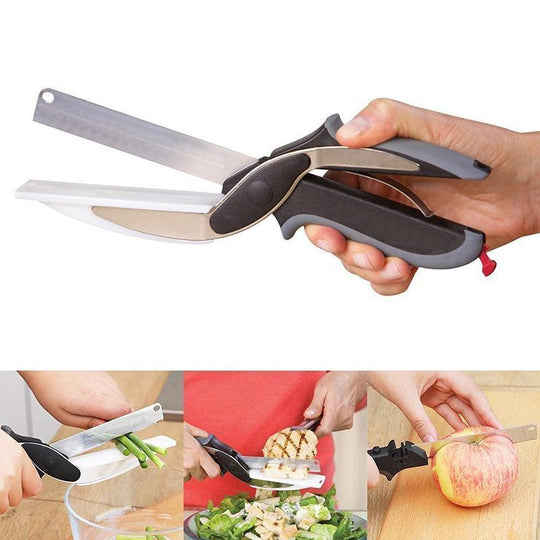 Versatile Stainless Steel Kitchen Scissors | EdgeCut Design