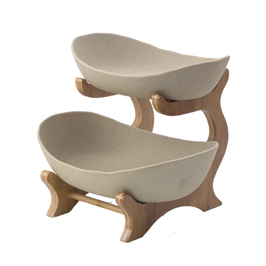 Three-Tier Plastic Fruit Bowl