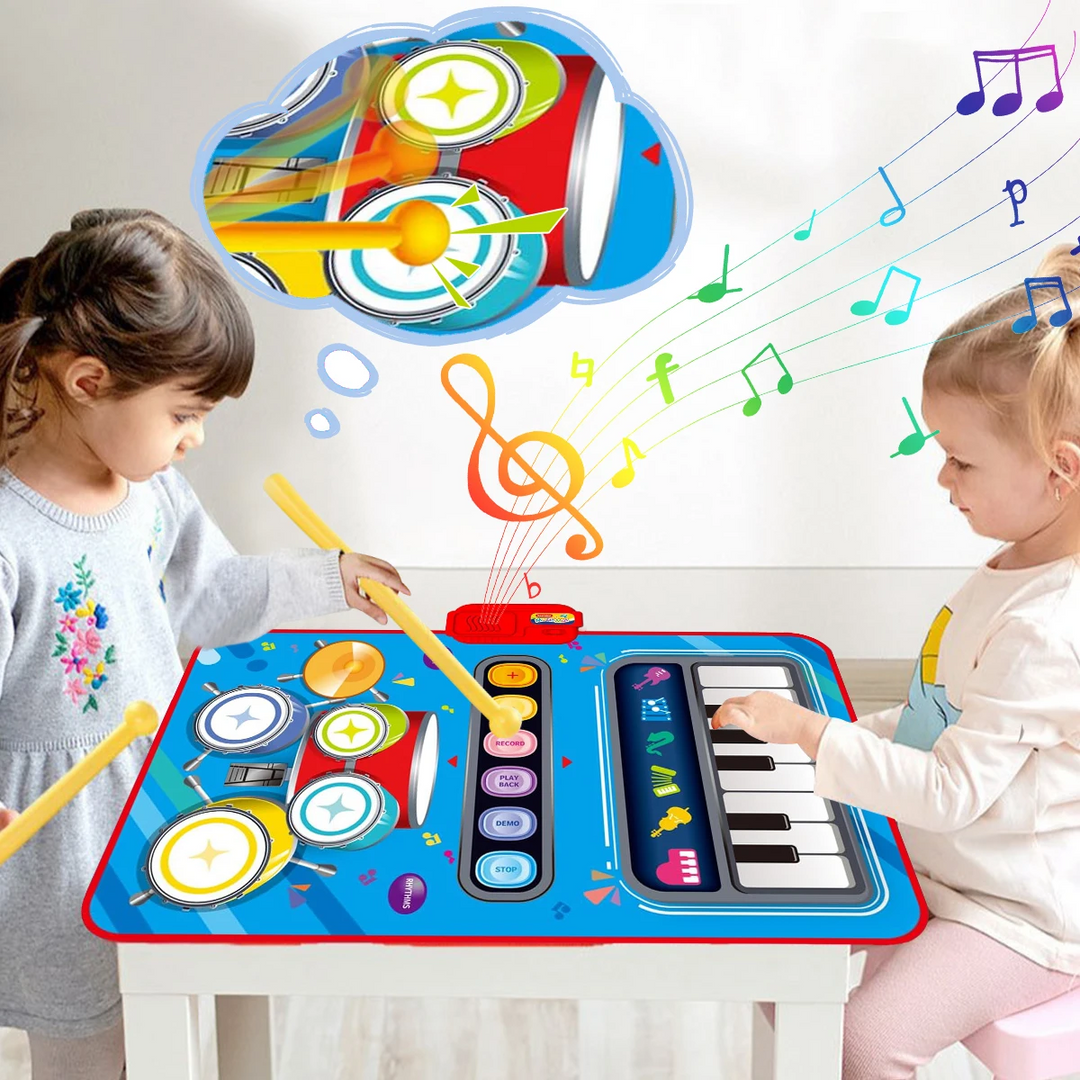 Creative Music Playmat for Children - Matte Design