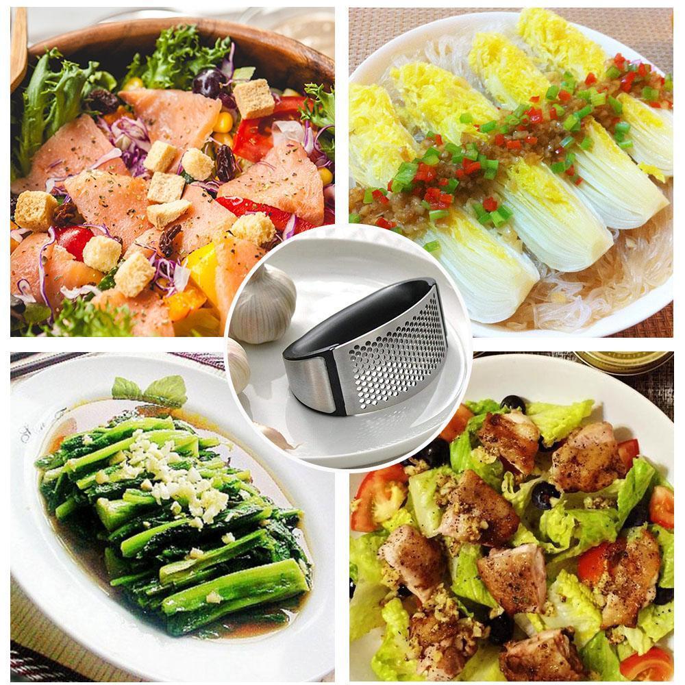 Premium Stainless Steel Garlic Press