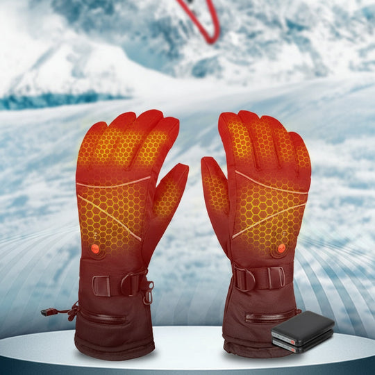 Thermal Heated Waterproof Rechargeable Winter Gloves