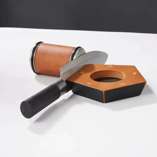 Knife Sharpener Set - Rolling Design - Diamond Discs