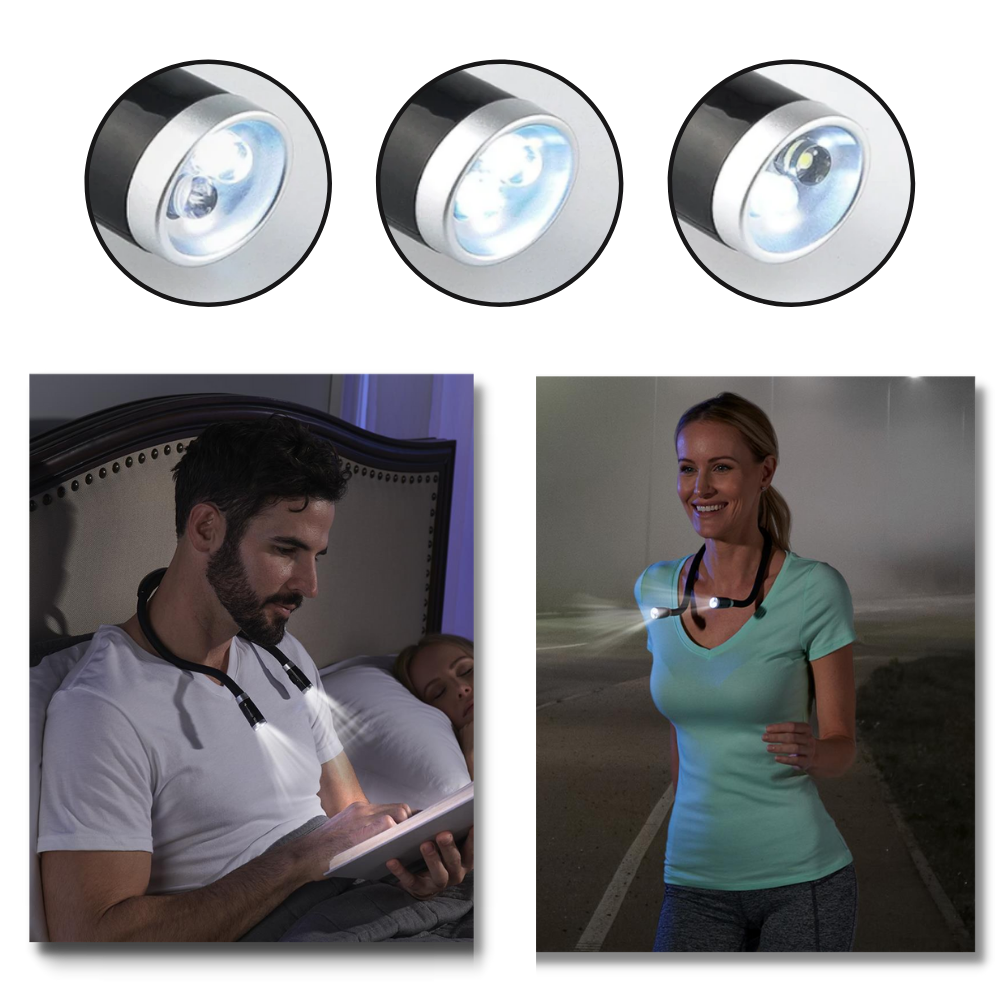 Portable LED Neck Reading Light