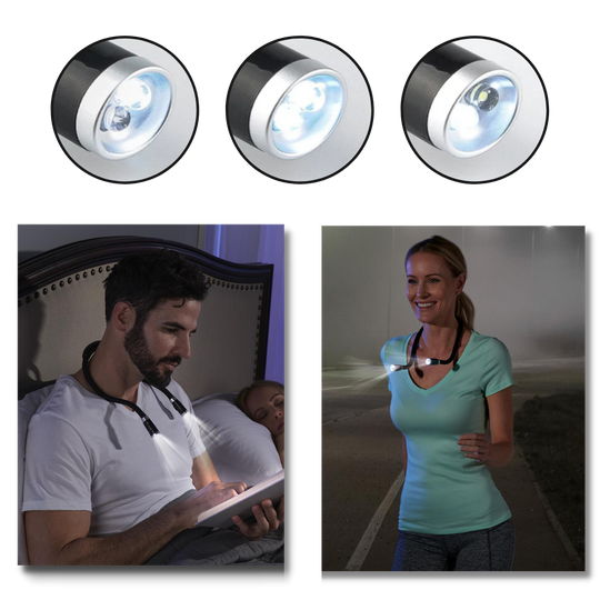 Portable LED Neck Reading Light
