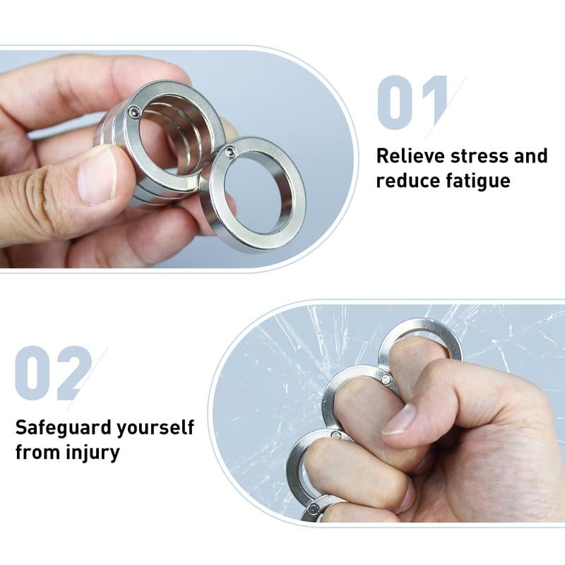 Folding Four-Finger Trigger Ring