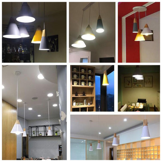 Minimalistic Wooden Pendant Light