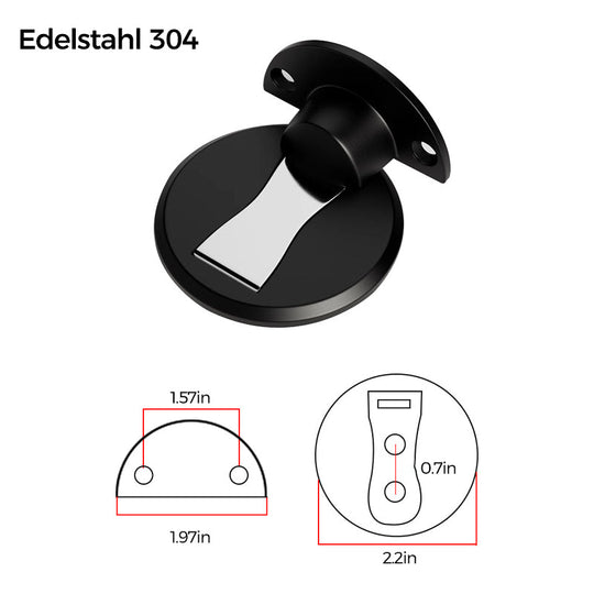 Invisible Magnetic Door Stop Made of Stainless Steel