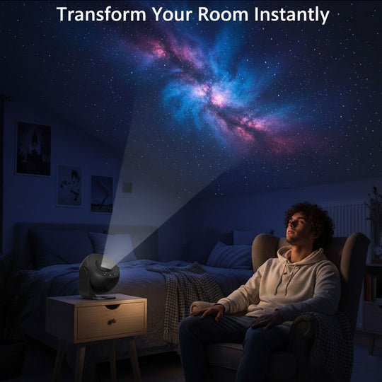 Galaxy Projector - 360° Rotation - Celestial Display
