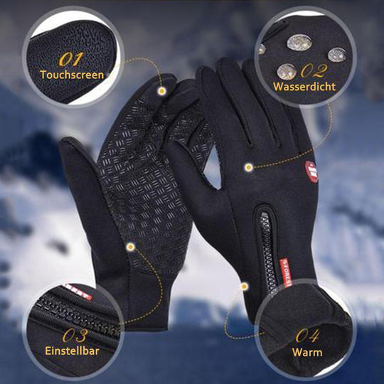 High-Quality, Warm, Windproof, and Waterproof Touchscreen Gloves for Unisex