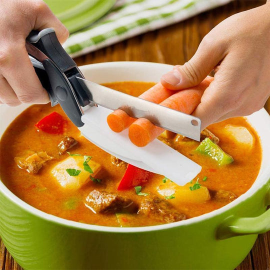 Versatile Stainless Steel Kitchen Scissors | EdgeCut Design