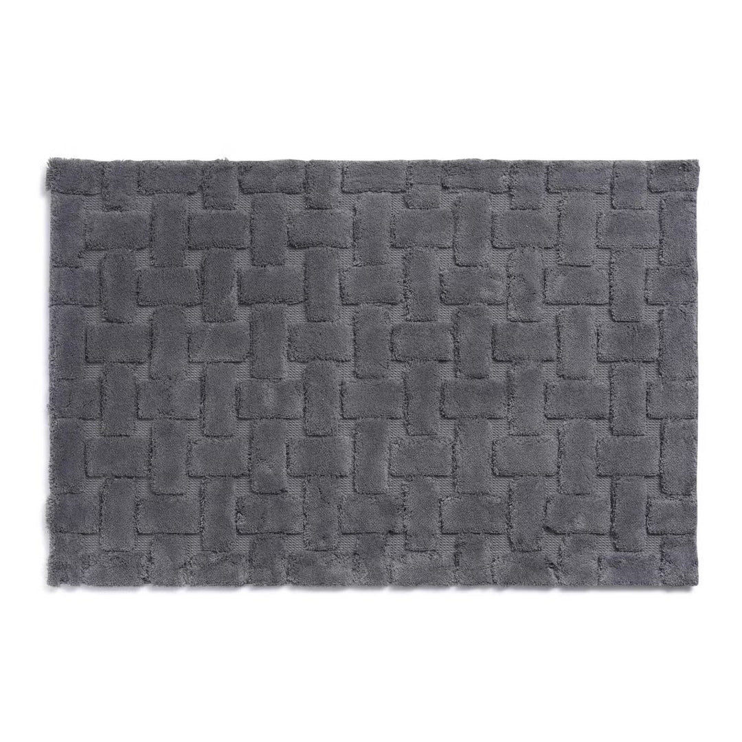 Jacquard Bathmat, 70x120 cm, Dark Grey