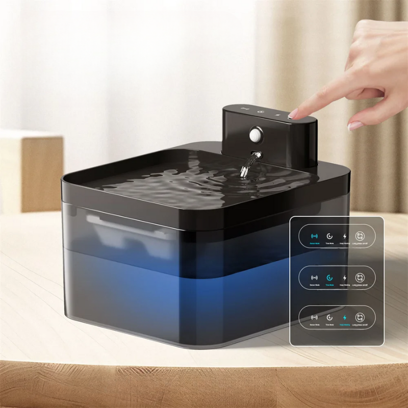 Automatic Wireless Drinking Fountain for Cats with Sensor