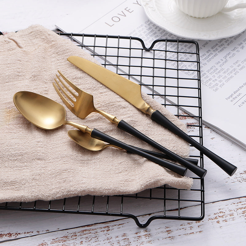 Classic Stainless Steel Set with Elegant Handles
