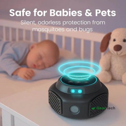 Plug-In Ultrasonic Rat Repellent | Chemical-Free, Silent Operation & Covers Up to 3200 sq. ft. for Indoor and Outdoor Use