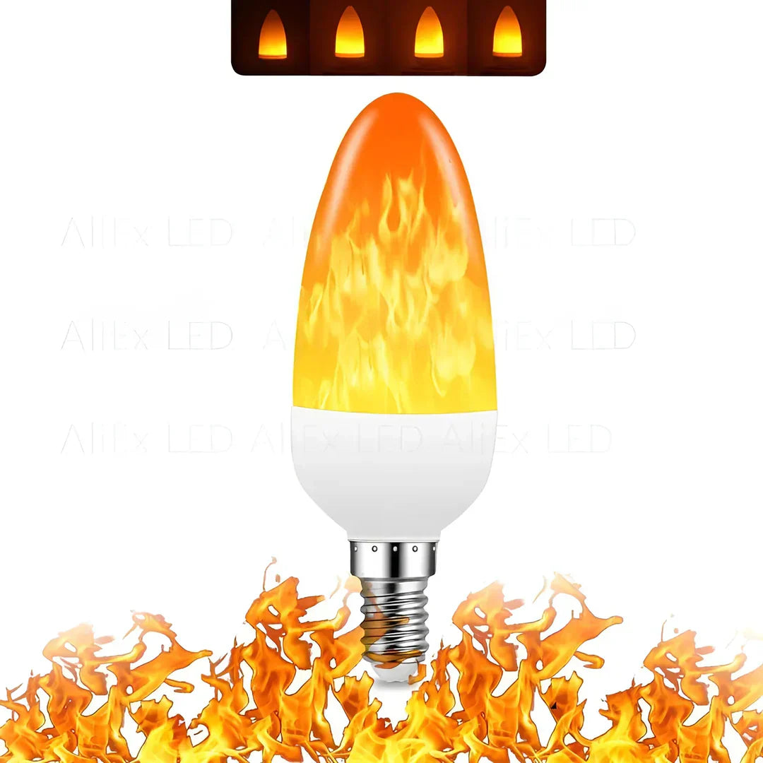 Flame Effect Lamp – 9W LED with Realistic Flame Light