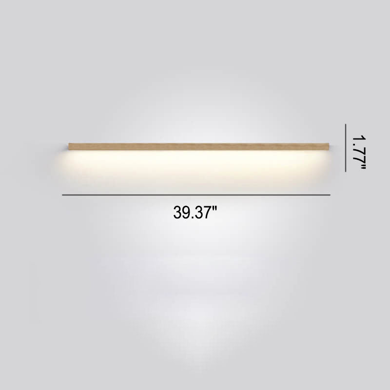 Japanese LED Wall Light | Solid Wood Design | Modern Accent Lighting