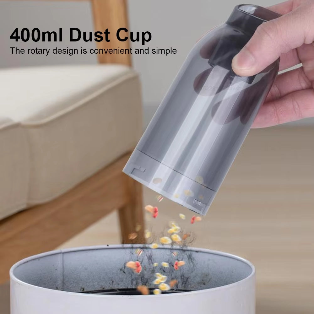 Compact and Powerful Car Vacuum Cleaner for Quick Cleaning