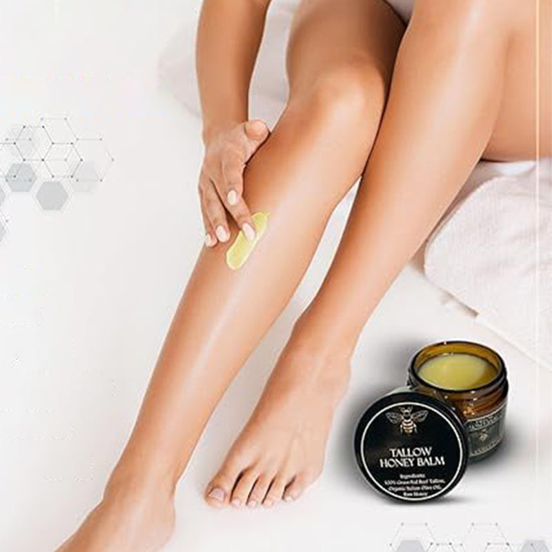 Beef Tallow, Beeswax, and Honey Face Cream