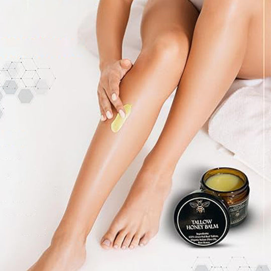 Beef Tallow, Beeswax, and Honey Face Cream