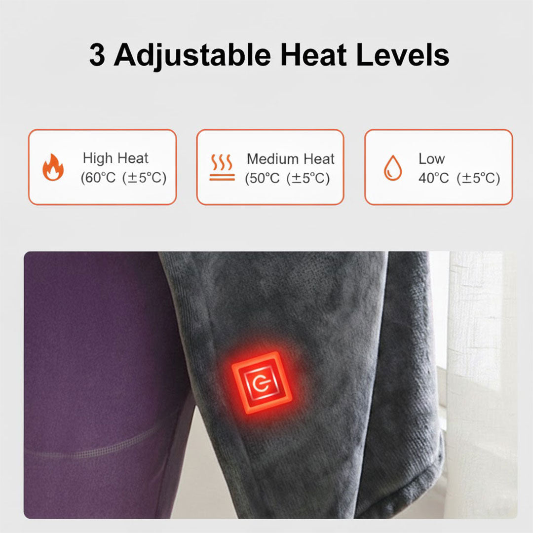 Heated Shawl - Portable USB - Adjustable Settings