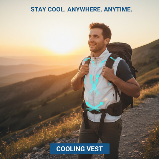 Cooling Vest - USB Airflow - Portable Design