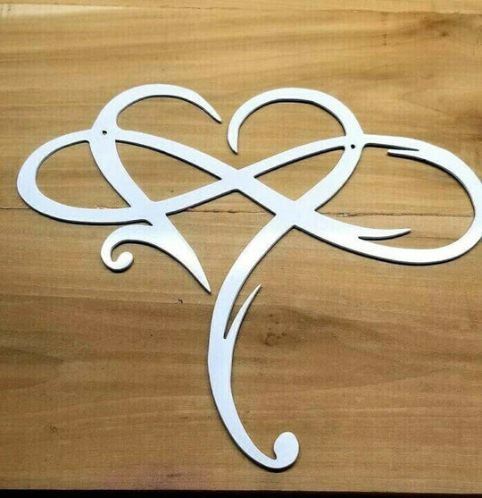 Heart Infinity - Steel Wall Decoration Metal Wall Art