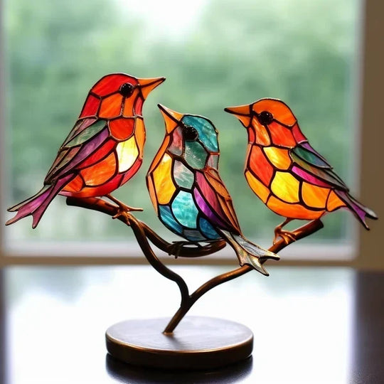 Handcrafted Coloured Table Decor | Artistic Luxury Ornament