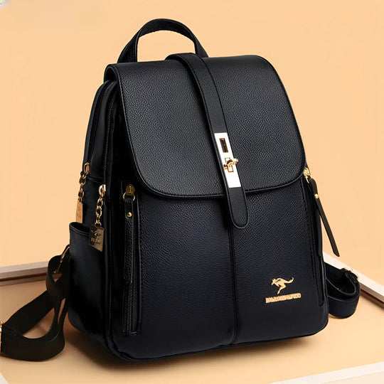 Luxurious and High-Quality Leather Women's Handbag - Alena Backpack
