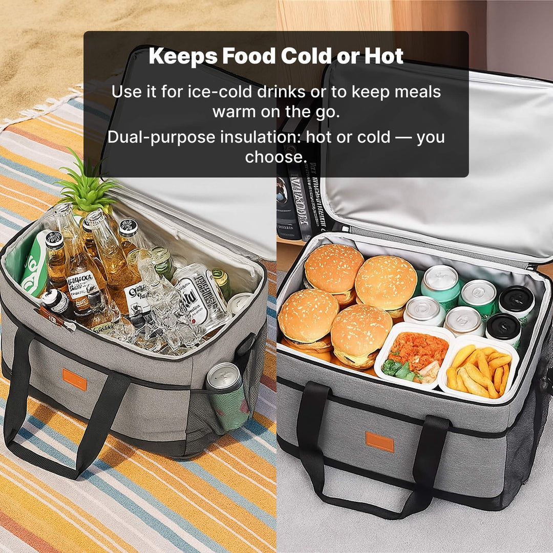 33L Waterproof Cooler Bag | Insulated, Spacious & Perfect for Picnics, Beach Days, Hiking, and Outdoor Activities