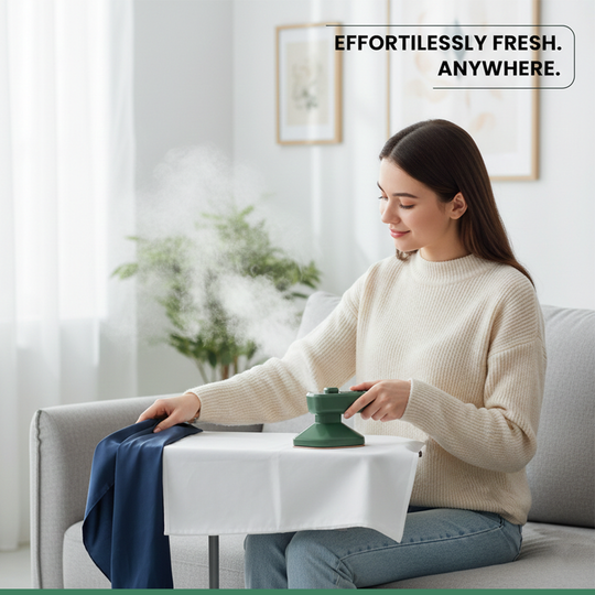 Portable Steam Iron - Compact Design - Travel Friendly