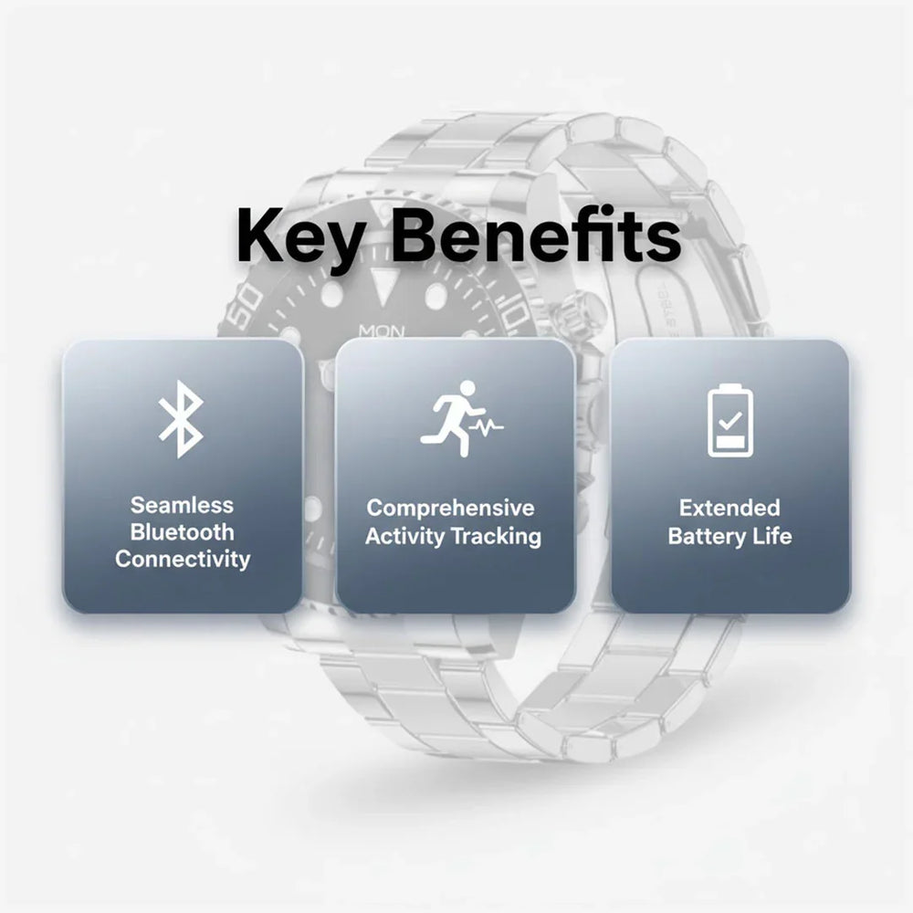 Smartwatch - Bluetooth Connectivity - Activity Tracking