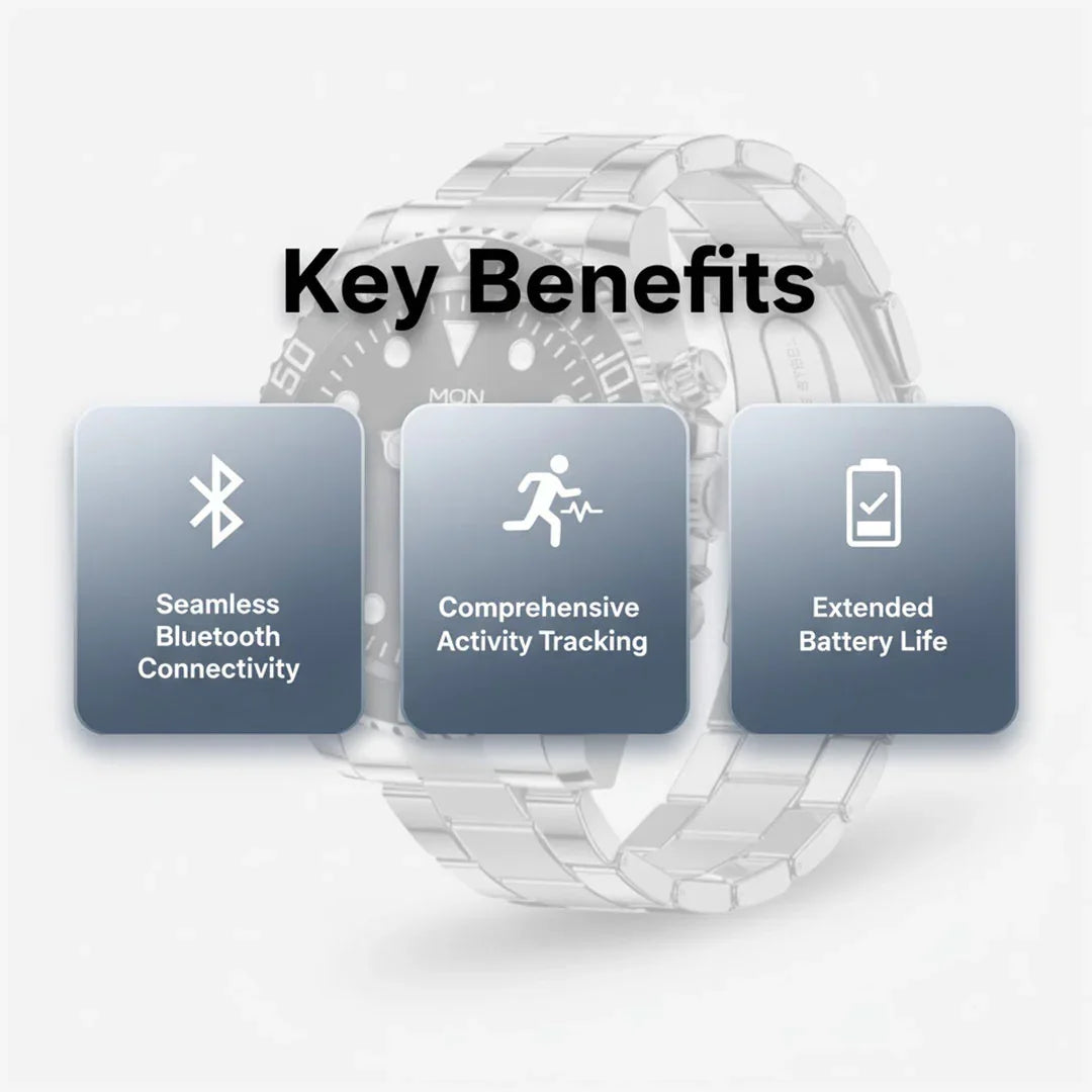 Smartwatch - Bluetooth Connectivity - Activity Tracking