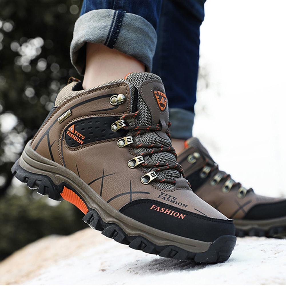 Men's Hiking Shoes with Fur