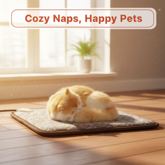 Pet Heating Mat - Adjustable Temperature - Waterproof Design