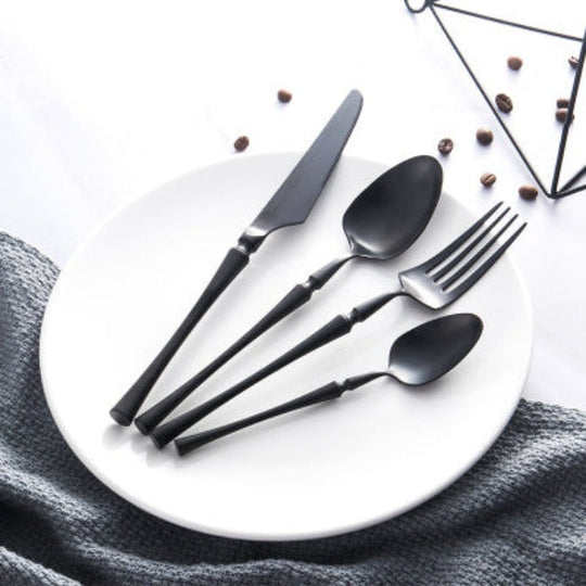 Classic Stainless Steel Set with Elegant Handles