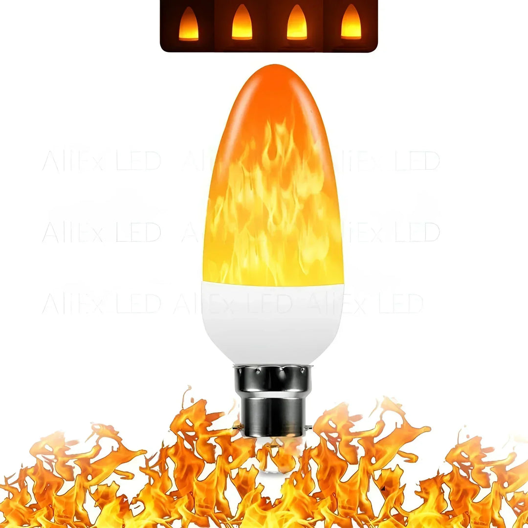 Flame Effect Lamp – 9W LED with Realistic Flame Light